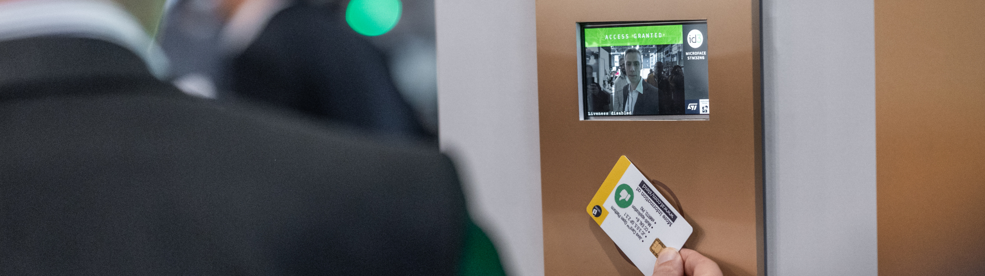 Demonstration of a digital identity solution with secure access control using card technology and biometrics at TRUSTECH