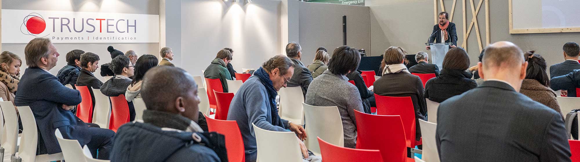 Bertrand Badre at his exclusive keynote on trustech 2023