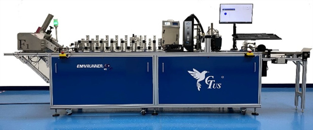Illustration of the EMVRunner card personalization system by Graph-Tech USA