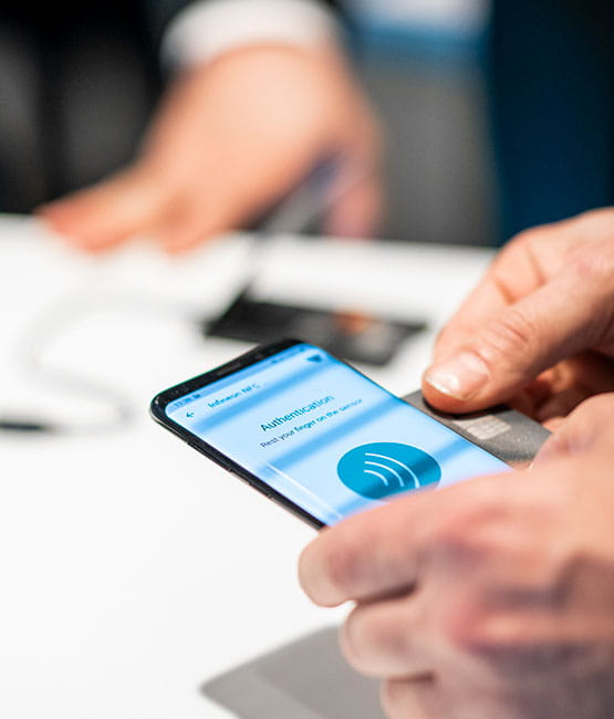 Identification app on a smartphone
